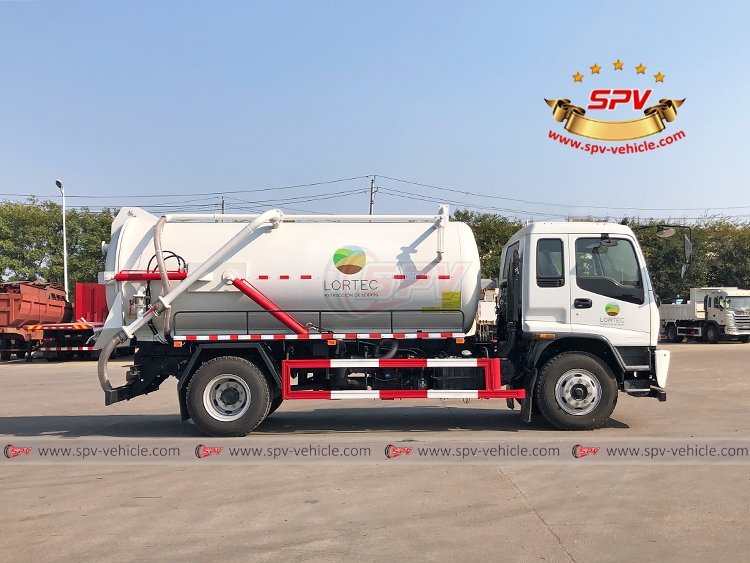 10,000 Litres Sewage Vacuum Tanker ISUZU - RS